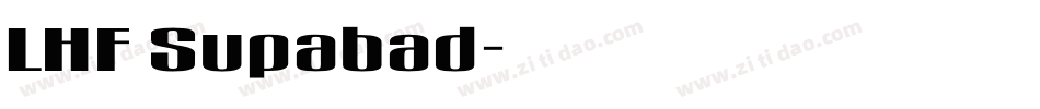 LHF Supabad字体转换